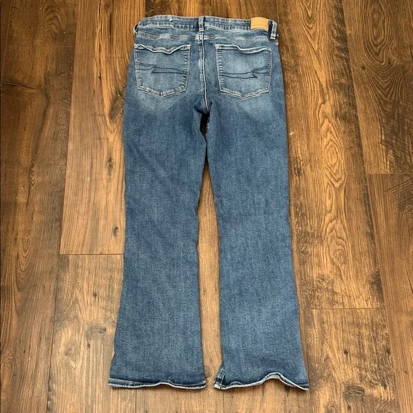 American Eagle Outfitters Blue Flare Jeans - Picture 10 of 12